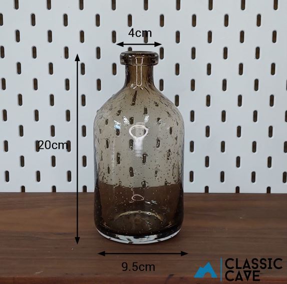 Brown Glass Vase