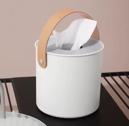 The Modern Grip: White Napkin Holder