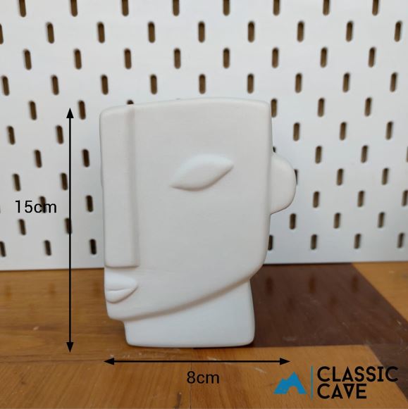 Ceramic Face Vase