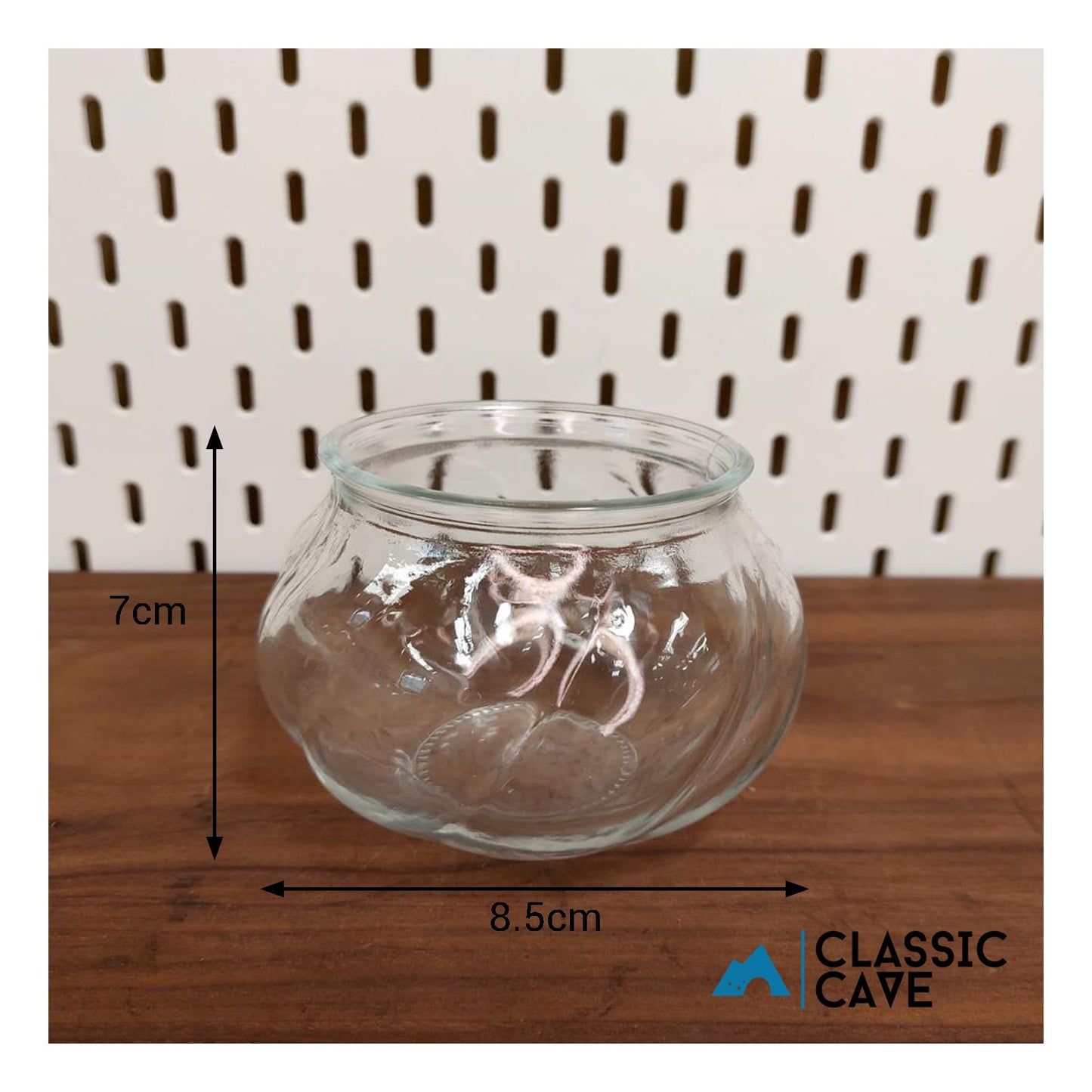 Transparent Glass Vase