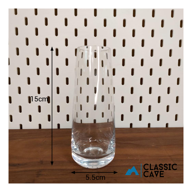 Transparent Glass Vase