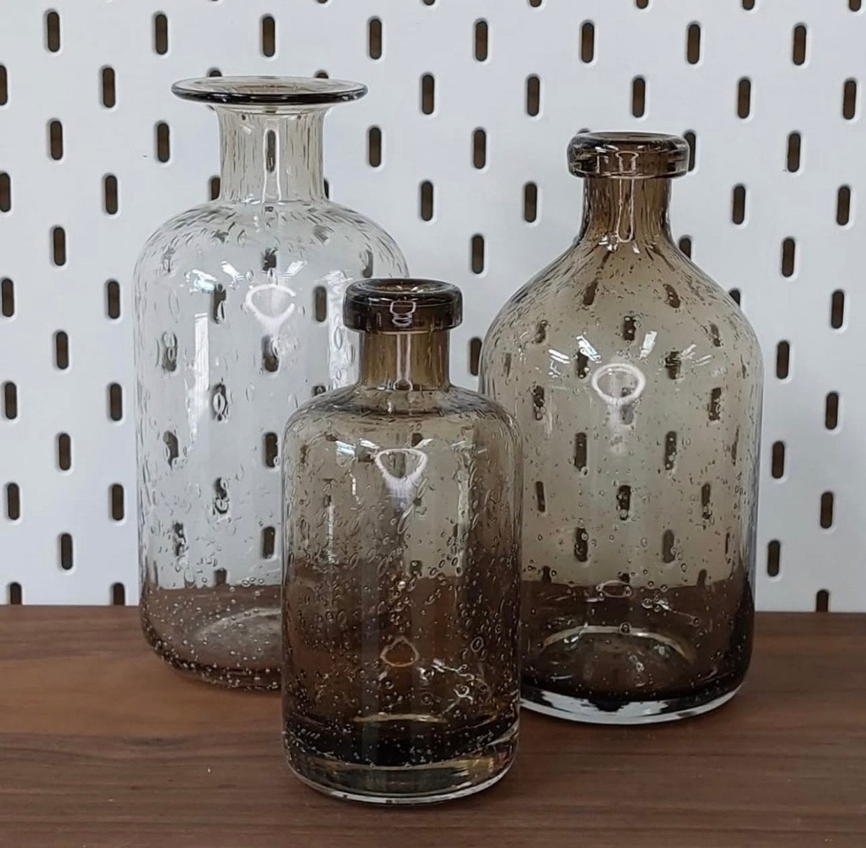 Brown Glass Vase