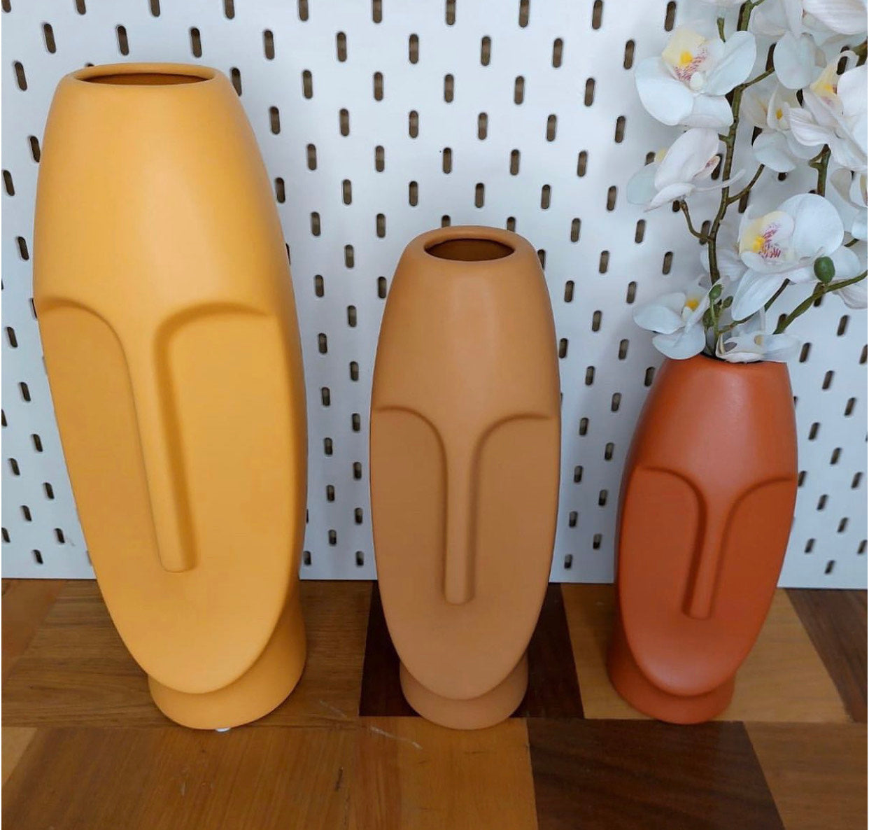 Colorful Face Vase