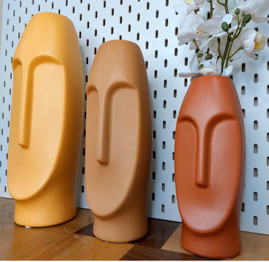 Colorful Face Vase