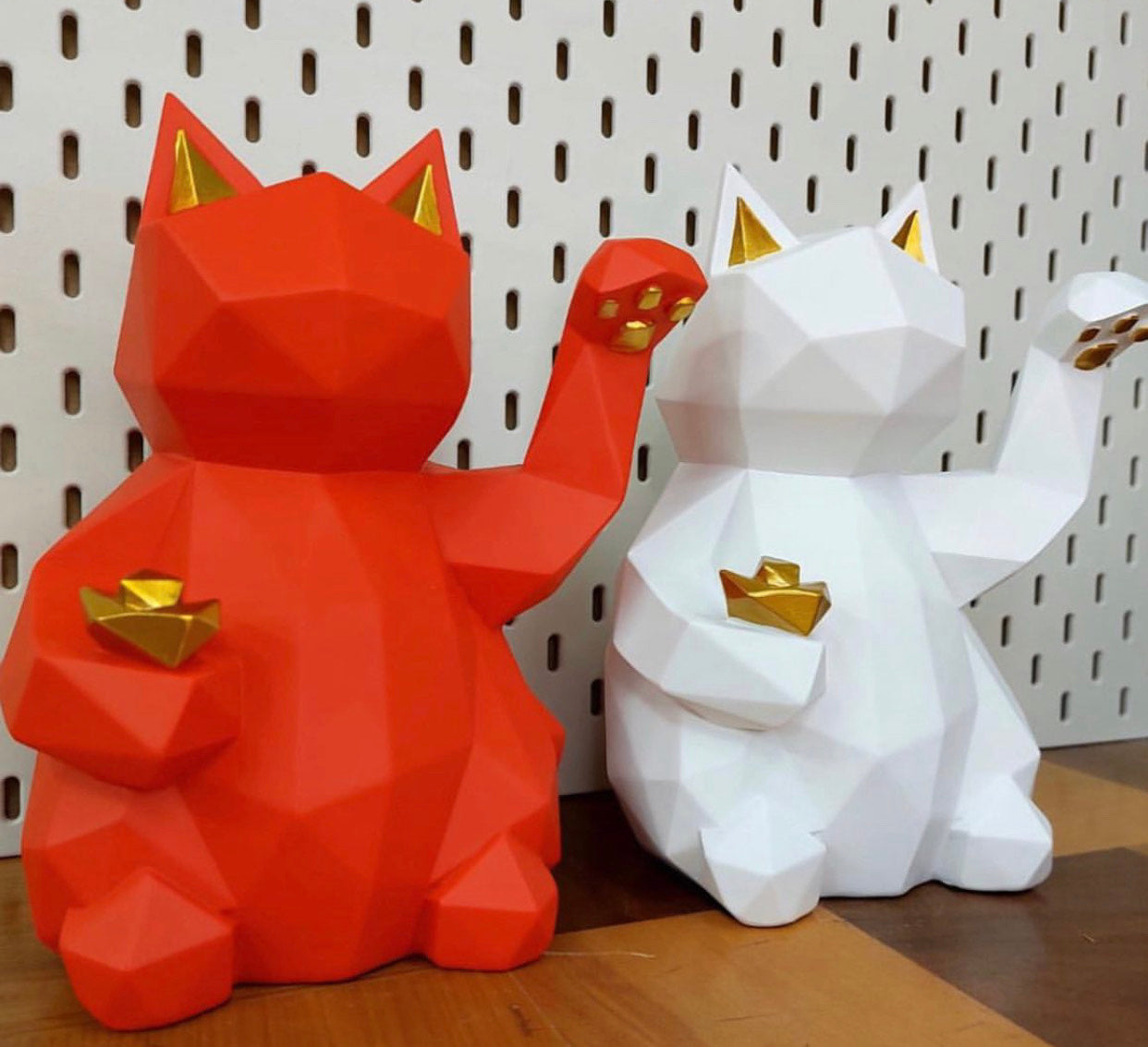 Lucky Charm Cat Statue