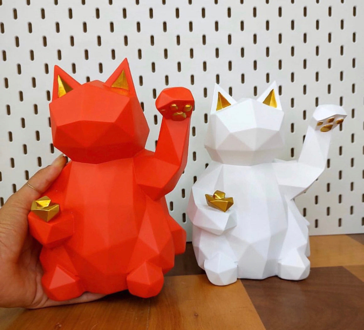 Lucky Charm Cat Statue