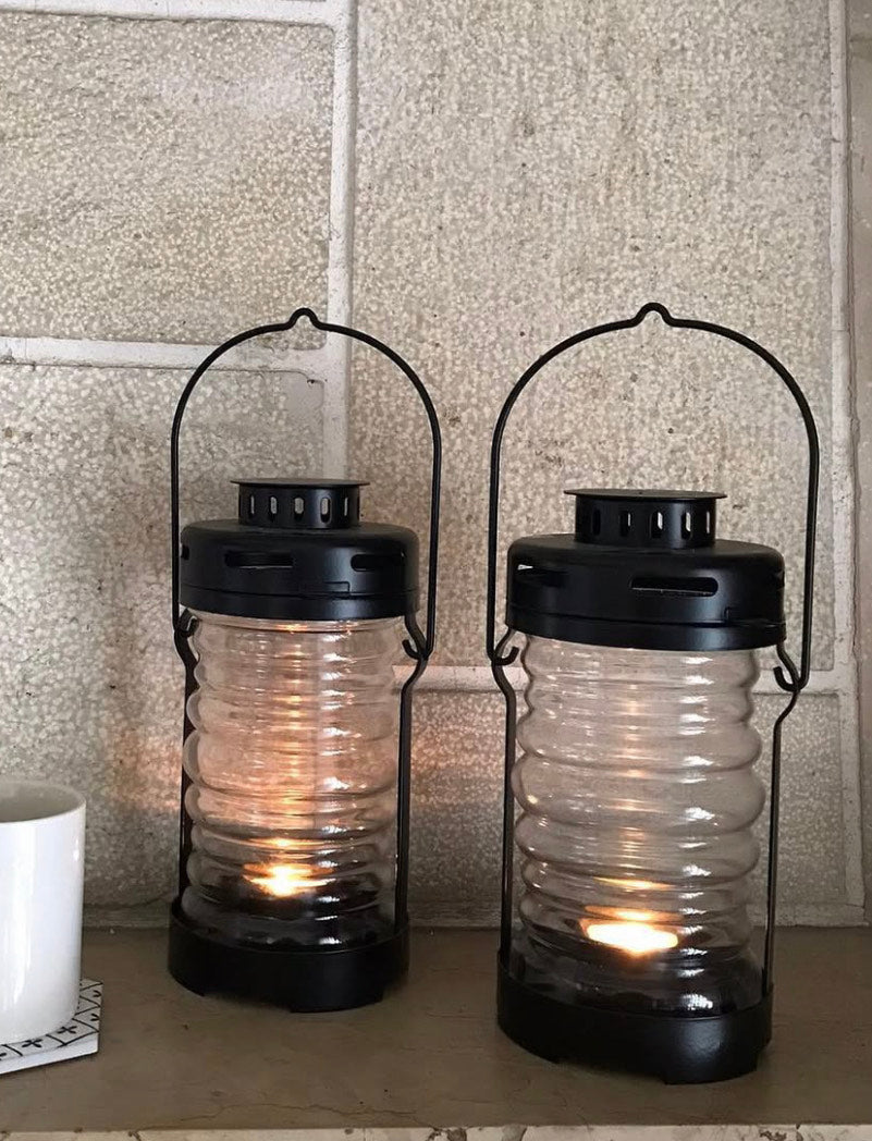 Black Metal Lantern