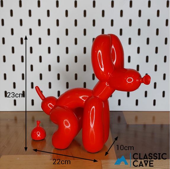Poo Balloon Dog Statue