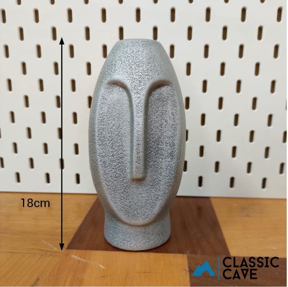 Ceramic Human Face Vase