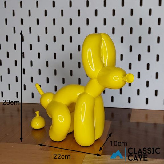 Poo Balloon Dog Statue