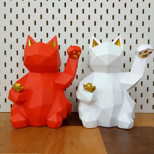 Lucky Charm Cat Statue