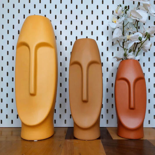 Colorful Face Vase