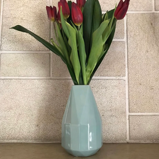 Geometric Ceramic Vase