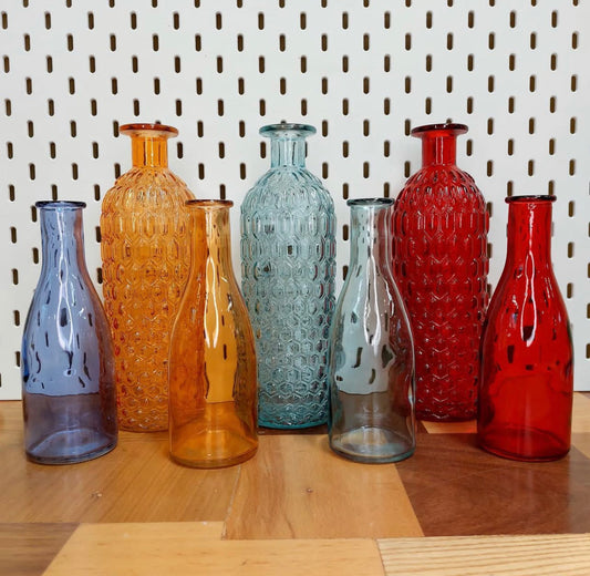 Engraved Glass Vase