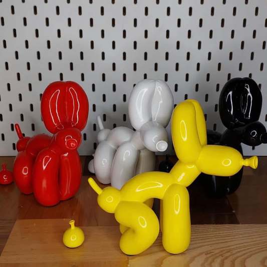Poo Balloon Dog Statue