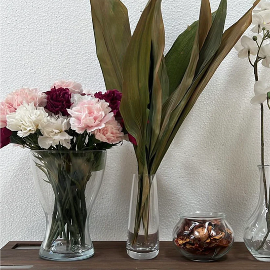 Transparent Glass Vase